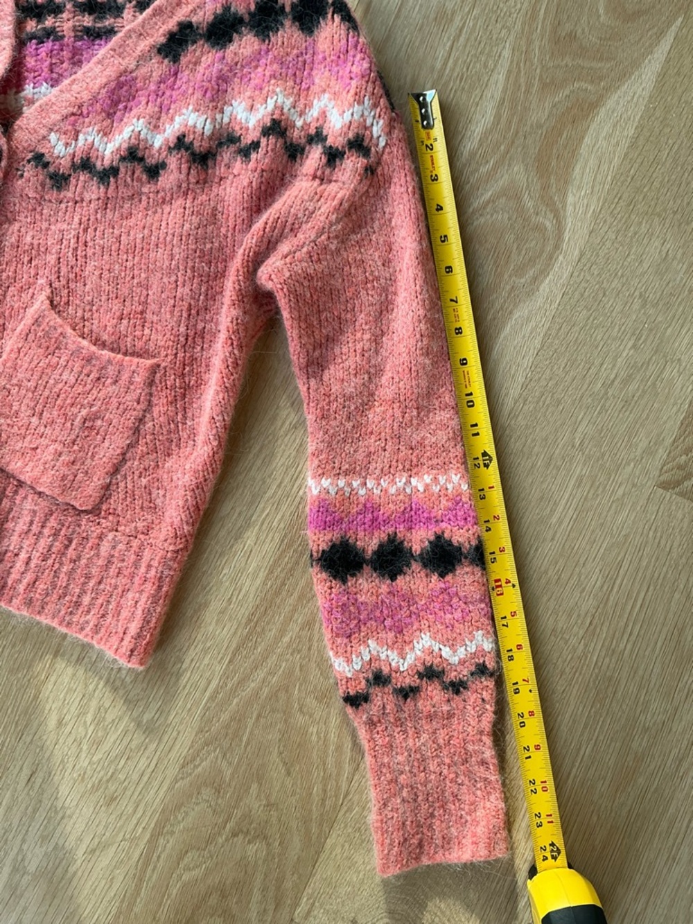 Derek Lam 10 Crosby Orange Cottagecore Alpaca & Wool Blend Cardigan Size Small - Picture 13 of 13